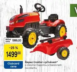 Tesco Šlapací traktor s přívěsem nabídka