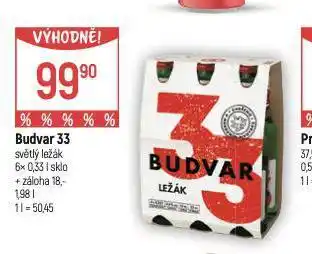 Globus Pivo budvar 33 nabídka