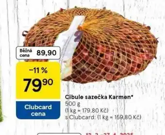 Tesco Cibule sazečka karmen nabídka