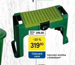 Tesco Zahradní stolička s klekátkem nabídka