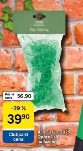 Tesco Opěrní síť na fazole nabídka