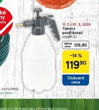 Tesco Tlakový postřikovač nabídka