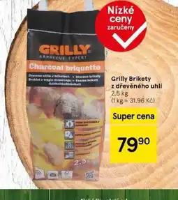 Tesco Grilly brikety z dřevěného uhlí nabídka