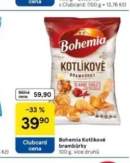 Tesco Bohemia kotlíkové brambůrky nabídka