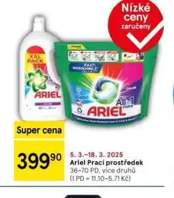 Tesco Ariel prací prostředek nabídka