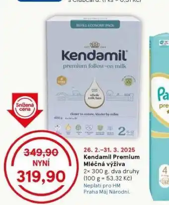 Tesco Kendamil premium kojenecké mléko nabídka