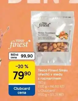 Tesco Tesco finest směs ořechů v medu s rozmarýnem nabídka