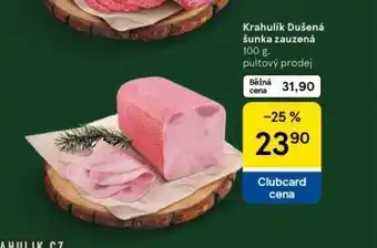 Tesco Krahulík dušená čunka zauzená nabídka