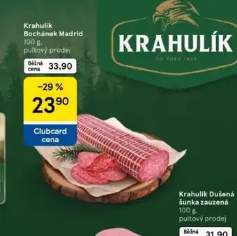 Tesco Krahulík bochánek madrid nabídka