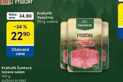 Tesco Krahulík vysočina nabídka