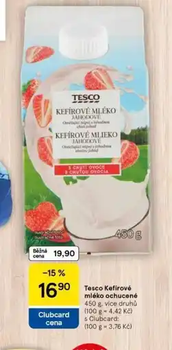 Tesco Kefírové mléko ochucené nabídka