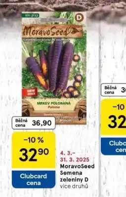 Tesco Semena zeleniny d nabídka