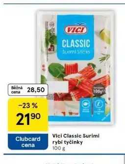 Tesco Vici classic surimi rybí tyčinky nabídka