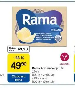 Tesco Rama roztíratelný tuk nabídka