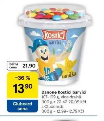 Tesco Danone kostíci barvíci nabídka