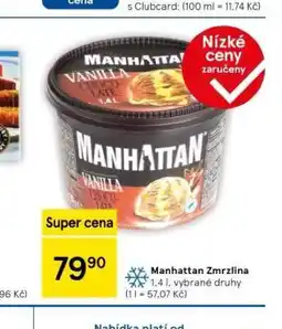 Tesco Manhattan zmrzlina nabídka