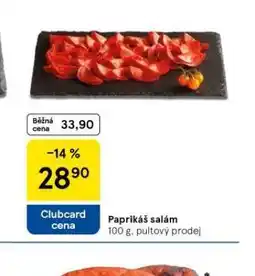 Tesco Paprikáš salám nabídka