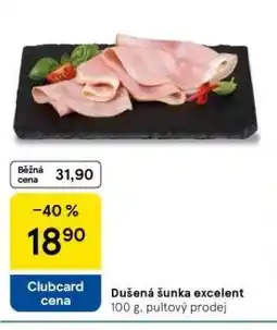 Tesco Dušená šunka excelent nabídka