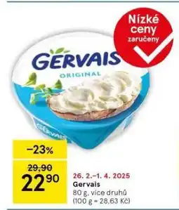 Tesco Gervais nabídka