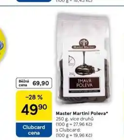 Tesco Master martini poleva nabídka