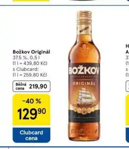 Tesco Božkov originál nabídka