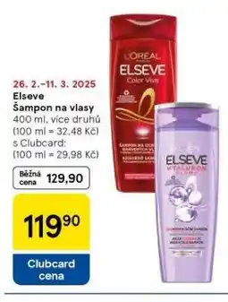 Tesco Loreal elseve šampon nabídka