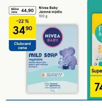 Tesco Nivea baby jemné mýdlo nabídka