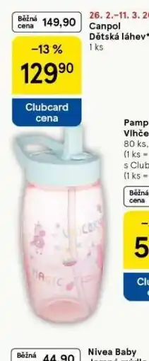 Tesco Canpol dětská láhev nabídka