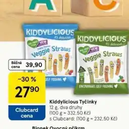 Tesco Kiddylicious tyčinky nabídka