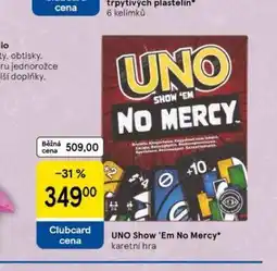 Tesco Uno show wmno mercy nabídka