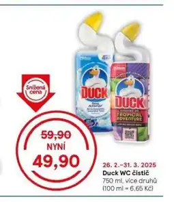 Tesco Duck wc čistič nabídka