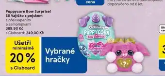 Tesco Puppycorn bow surprise! s6 vajíčko s pejskem nabídka