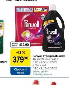 Tesco Perwoll speciální gel na praní nabídka