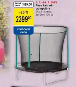 Tesco Zahradní trampolína nabídka