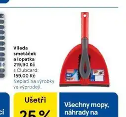 Tesco Vileda smetáček a lopatka nabídka