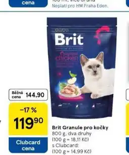 Tesco Brit granule pro kočky nabídka