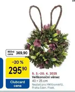 Tesco Velikonoční věnec nabídka