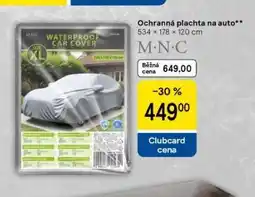 Tesco Ochranná plachta na auto nabídka