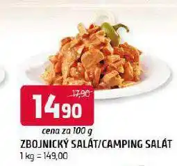 Terno Camping salát nabídka