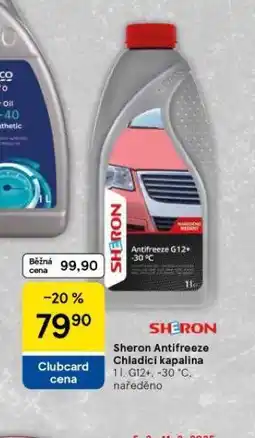 Tesco Sheron antifreeze chladicí kapalina nabídka