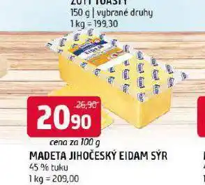 Terno Madeta jihočeský eidam sýr nabídka