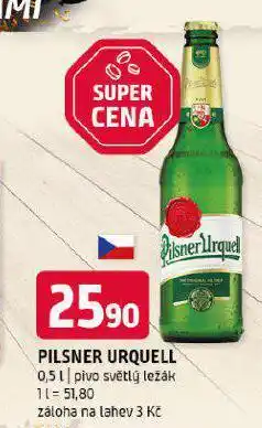 Terno Pivo pilsner urquell nabídka
