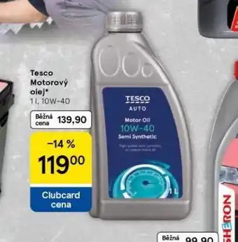 Tesco Tesco motorový olej nabídka