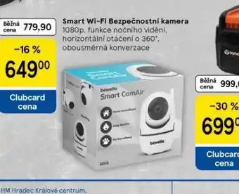 Tesco Smart wi-fi bezpečnostní kamera nabídka