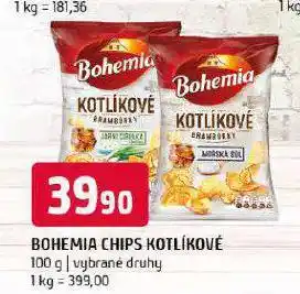 Terno Bohemia chips kotlíkové nabídka