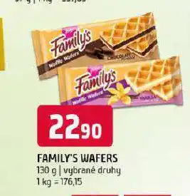 Terno Family's wafers nabídka