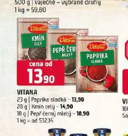 Terno Vitana paprika sladká nabídka