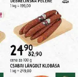 Terno Csabai lángolt klobása nabídka