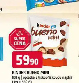 Terno Kinder bueno mini nabídka