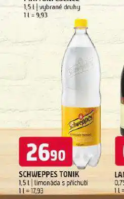 Terno Schweppes tonic nabídka